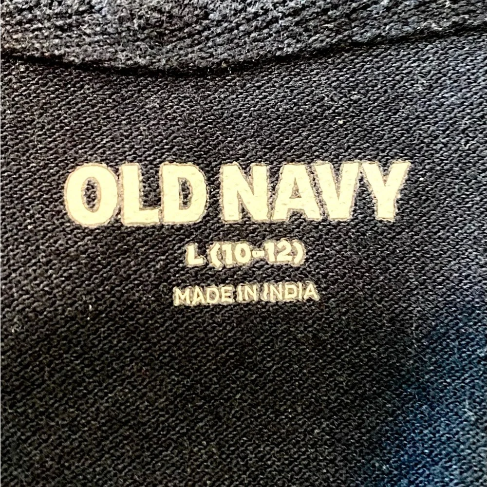 Old Navy Boys Navy Blue Polo Shirt Short Sleeve Size Large 10/12